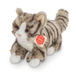 Katt, grårandig (18cm) - Teddy Hermann