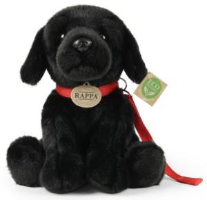 Labrador, svart (sittande) - Rappa Toys